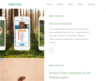 Tablet Screenshot of perfectfools.com
